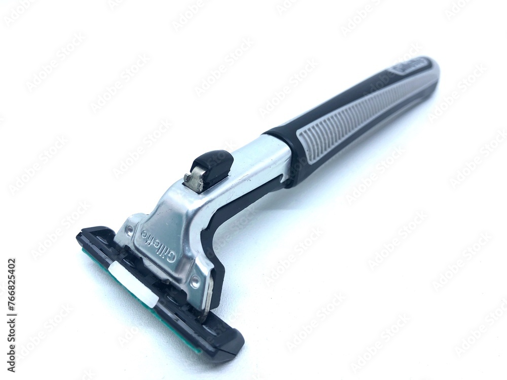 manual beard hair trimmer isolated on white manual beard hair trimmer isolated on white