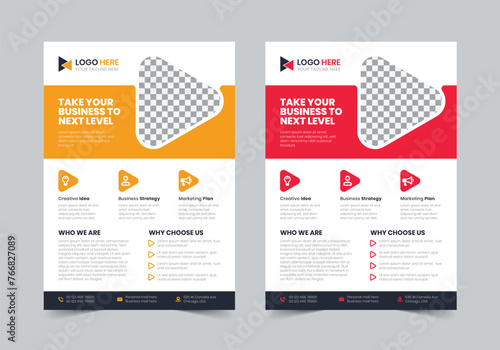 Modern Corporate Flyer Template | A4 | Print Ready