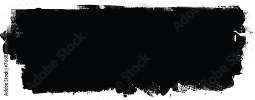 Glitch distorted grange shape . Noise grungy logo . Trendy defect error shapes . Glitched frame .Grunge textured . Distressed effect .Vector shapes