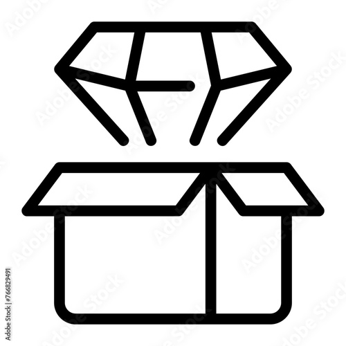 value proposition line icon