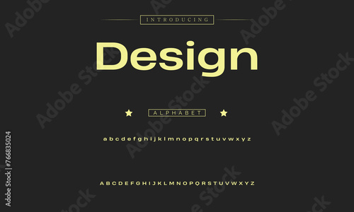 Modern Bold Font. Sans Serif Font. Regular Italic Uppercase Lowercase Typography urban style alphabet fonts for fashion, sport, technology, digital, movie, logo design, vector illustration