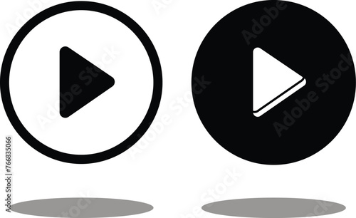 Play icon high quality vector