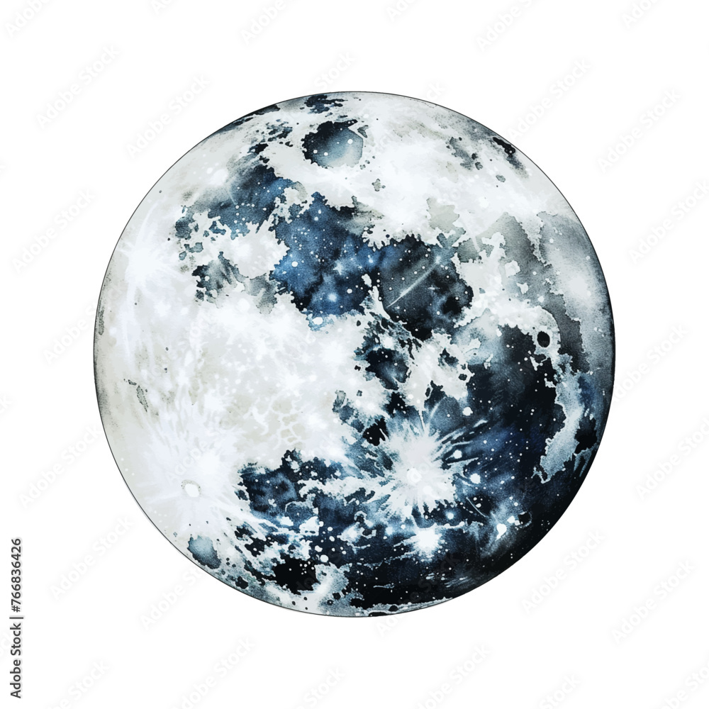 moon watercolor good quality and good design moon watercolor good quality and good design