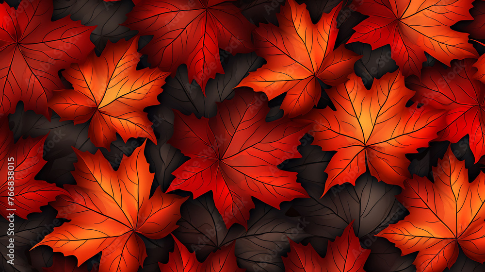 Maple leaf background 