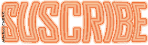 suscribe typography