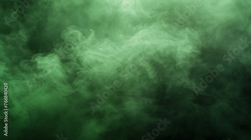  Smoke green background dark ground light smell toxic  photo