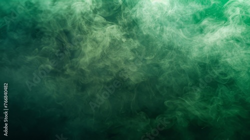  Smoke green background dark ground light smell toxic 