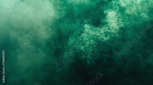  Smoke green background dark ground light smell toxic  photo