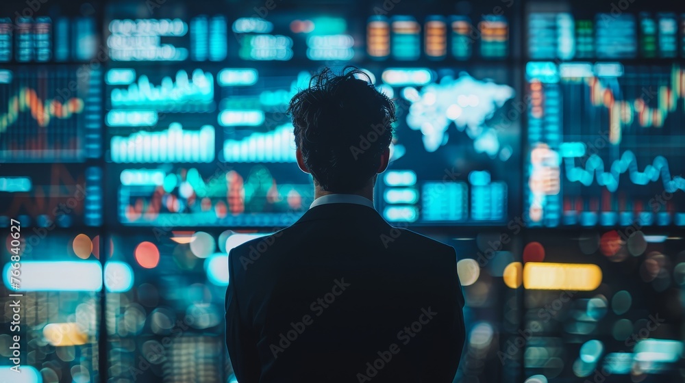 Social trading In this image we see a futuristic financial technology innovation where social media platforms Social trading In this image we see a futuristic financial technology innovation where social media platforms