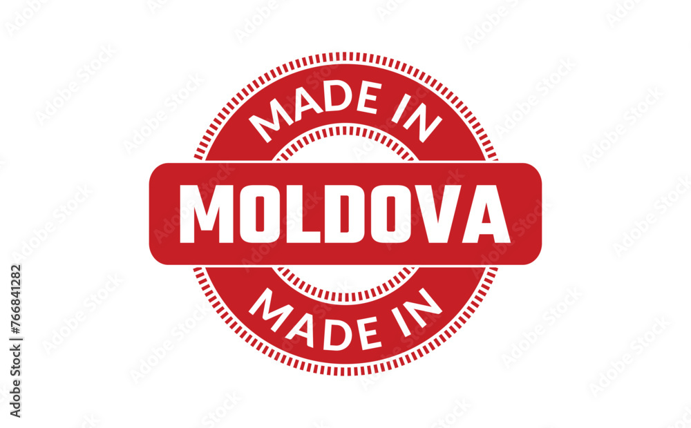 Moldova Rubber Stamp Seal Vector