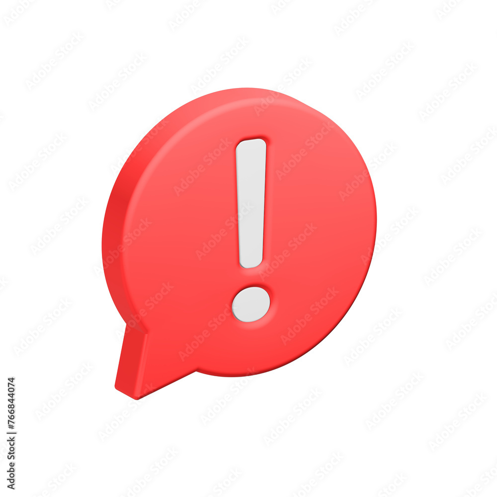 Information alert icon symbol 3d Information alert icon symbol 3d