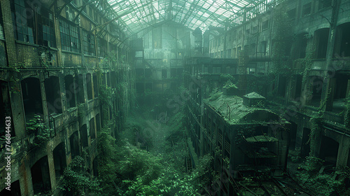 old abandoned train station 