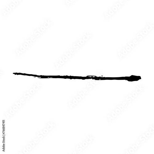 Grunge brush line element icon hand drawn stroke for creative design and illustration