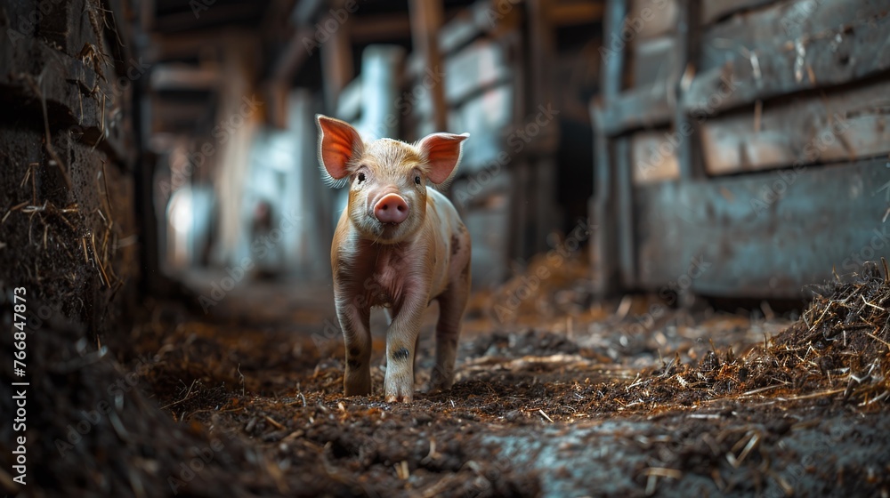 piglets in a farm stall waiting for feed swine popular animals raised for meat consumption and business trading in agriculture and livestock farming piglets in a farm stall waiting for feed swine popular animals raised for meat consumption and business trading in agriculture and livestock farming