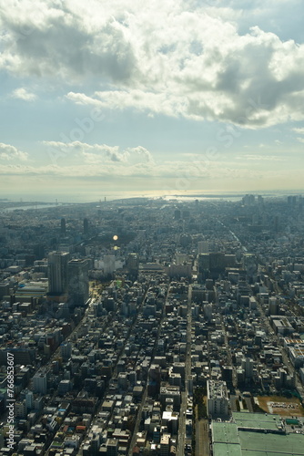 Tokyo City panorama from Sky Tree view from above © Andreas