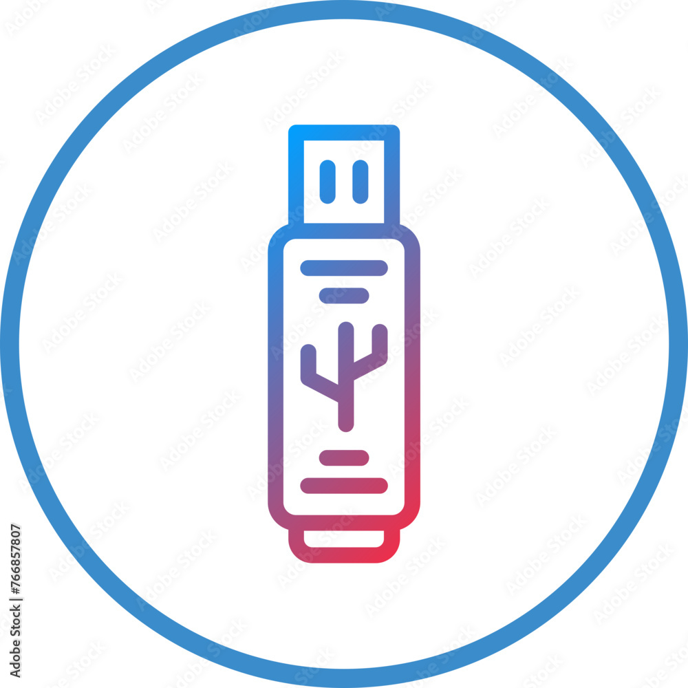 Vector Design Usb Icon Style