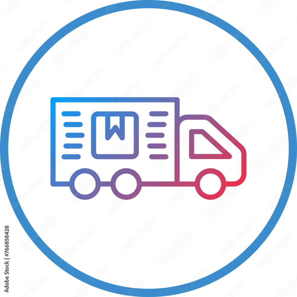Vector Design Delivery Truck Icon Style Vector Design Delivery Truck Icon Style