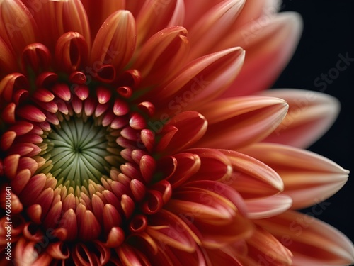 Macro Closeup Chrysanthemum