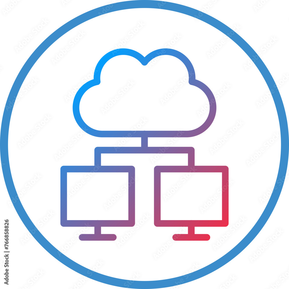 Vector Design Cloud computing Icon Style Vector Design Cloud computing Icon Style