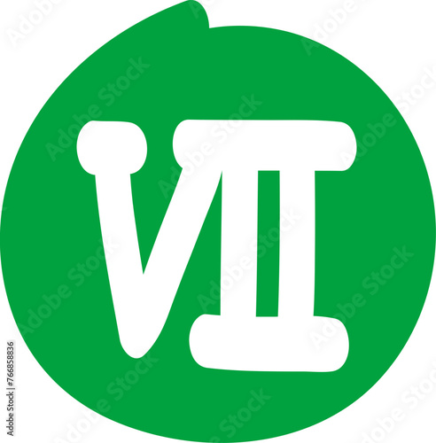 손으로 그린 숫자, 알파벳, 화살표 일러스트