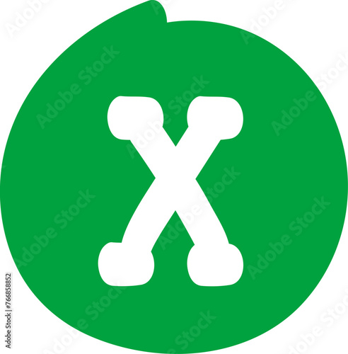 손으로 그린 숫자, 알파벳, 화살표 일러스트