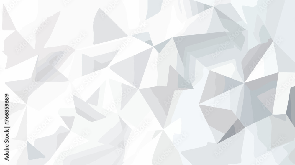 White Polygonal Mosaic Background Low Poly Style Vector 