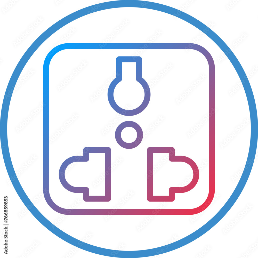 Vector Design Socket Icon Style Vector Design Socket Icon Style