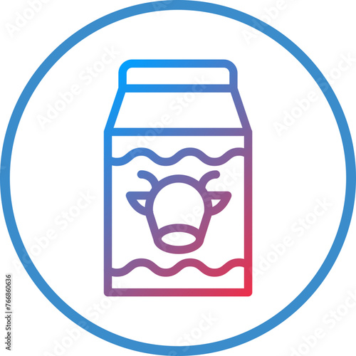 Vector Design Milk Icon Style