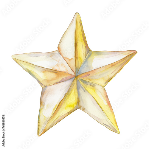 star yellow watercolor good quality and good design