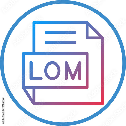 Vector Design LOM Icon Style