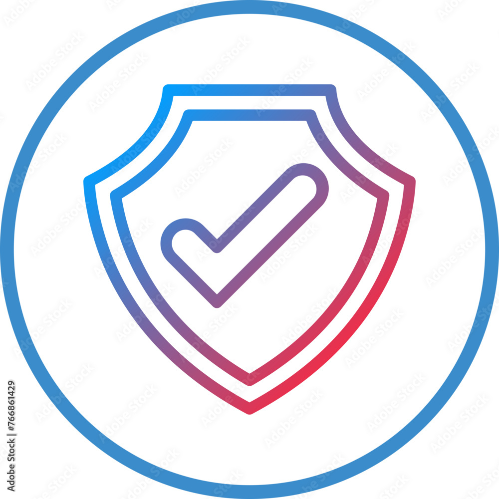 Vector Design Shield Icon Style Vector Design Shield Icon Style