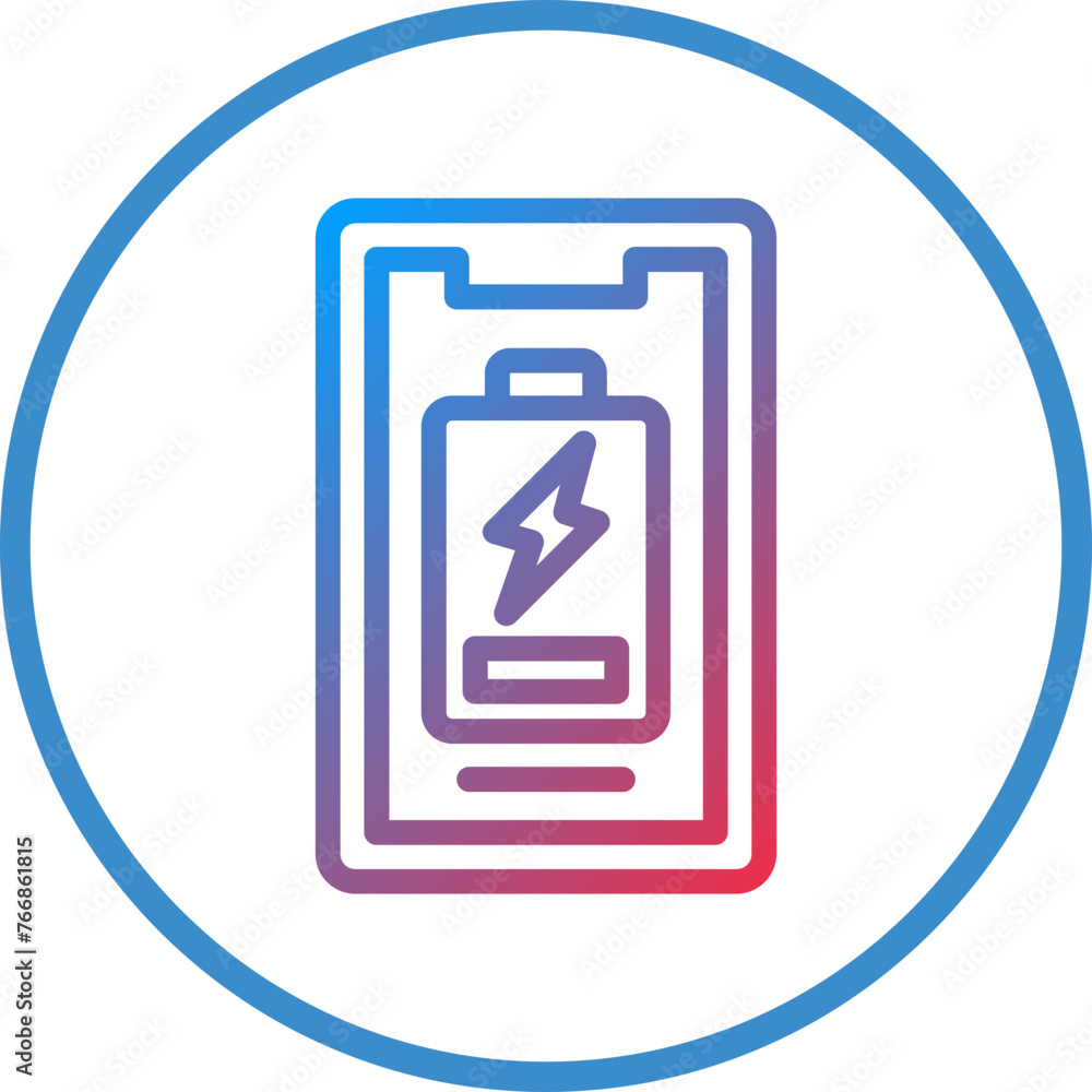 Vector Design Mobile Battery Icon Style Vector Design Mobile Battery Icon Style