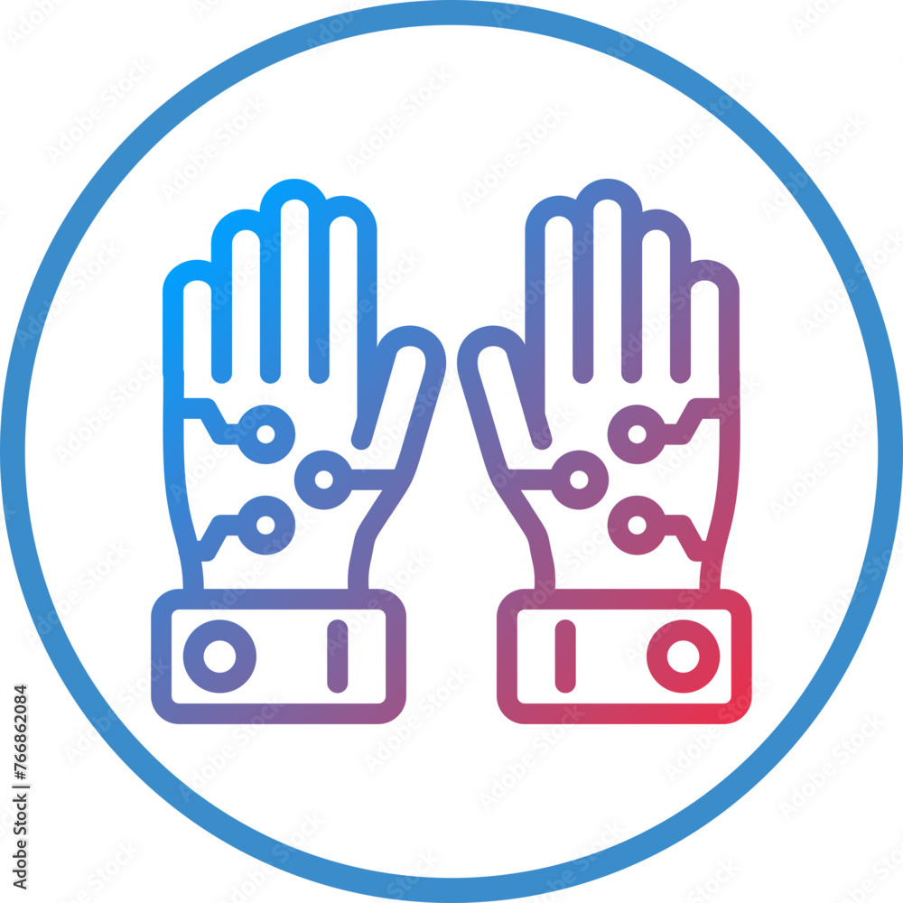 Vector Design Wired Gloves Icon Style Vector Design Wired Gloves Icon Style