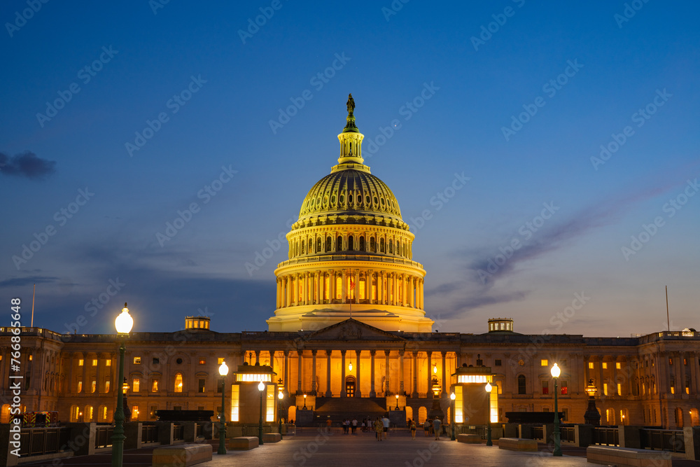 The Capitol building in Washington D. C.