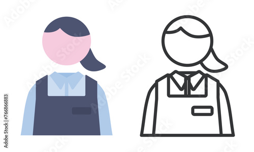 女性店員
