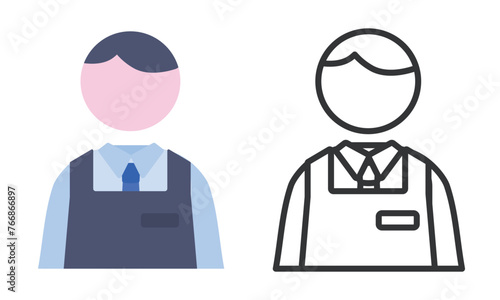 店員のイラスト