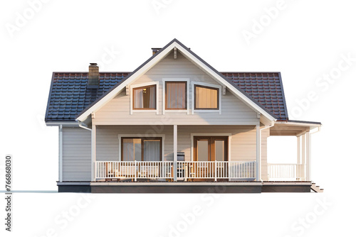 Family Bungalow on Transparent Background. PNG © Usmanify