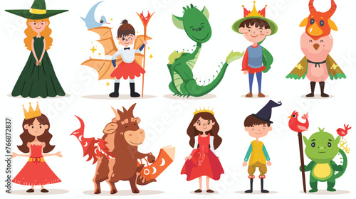 Childrens fairy tales. Cute and funny cartoon character  © Aina