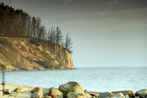 The landscape on the Baltic Sea.