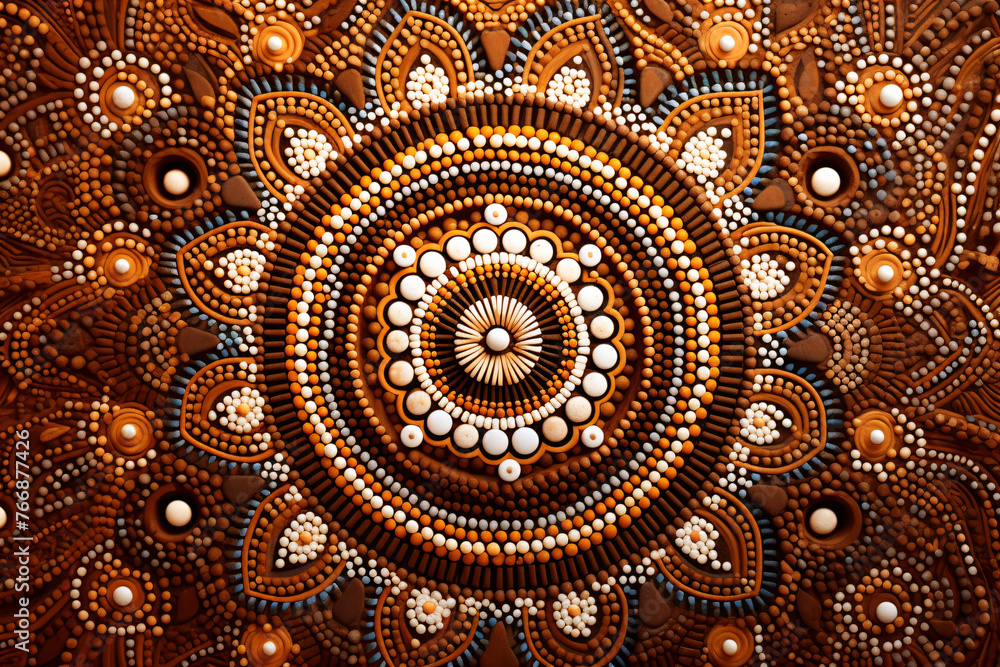 Mandala artwork in earth tones for enhanced calm and stability, perfect for adults seeking tranquility and art therapy. Peaceful brown mandala design with dot patterns, ideal for mindfulness practices Mandala artwork in earth tones for enhanced calm and stability, perfect for adults seeking tranquility and art therapy. Peaceful brown mandala design with dot patterns, ideal for mindfulness practices