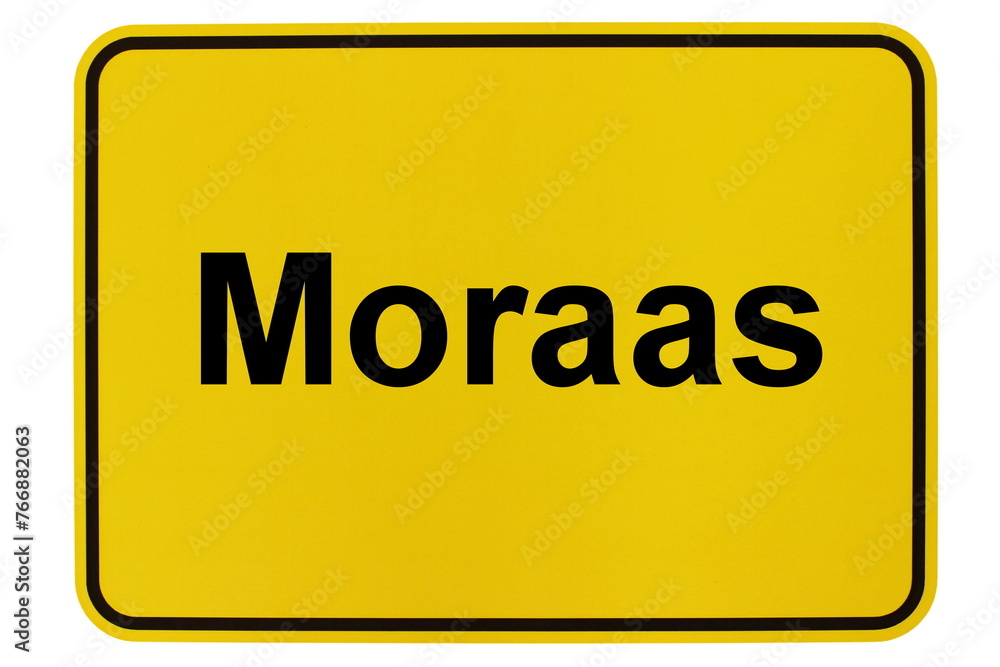 Illustration eines Ortsschildes der Gemeinde Moraas in Mecklenburg-Vorpommern Illustration eines Ortsschildes der Gemeinde Moraas in Mecklenburg-Vorpommern