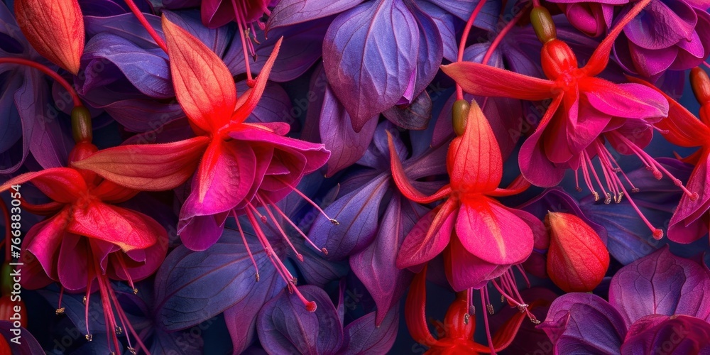 Vibrant Organic Flower Texture Vibrant Organic Flower Texture