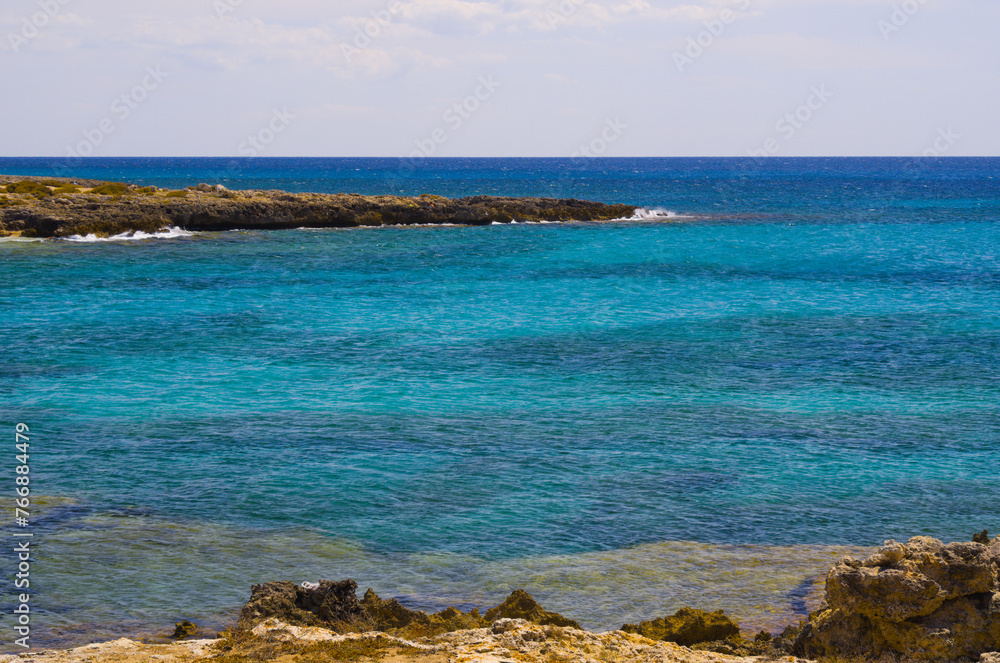 Mediterranean bay - Torre Castelluccia, Salento, Italy Mediterranean bay - Torre Castelluccia, Salento, Italy