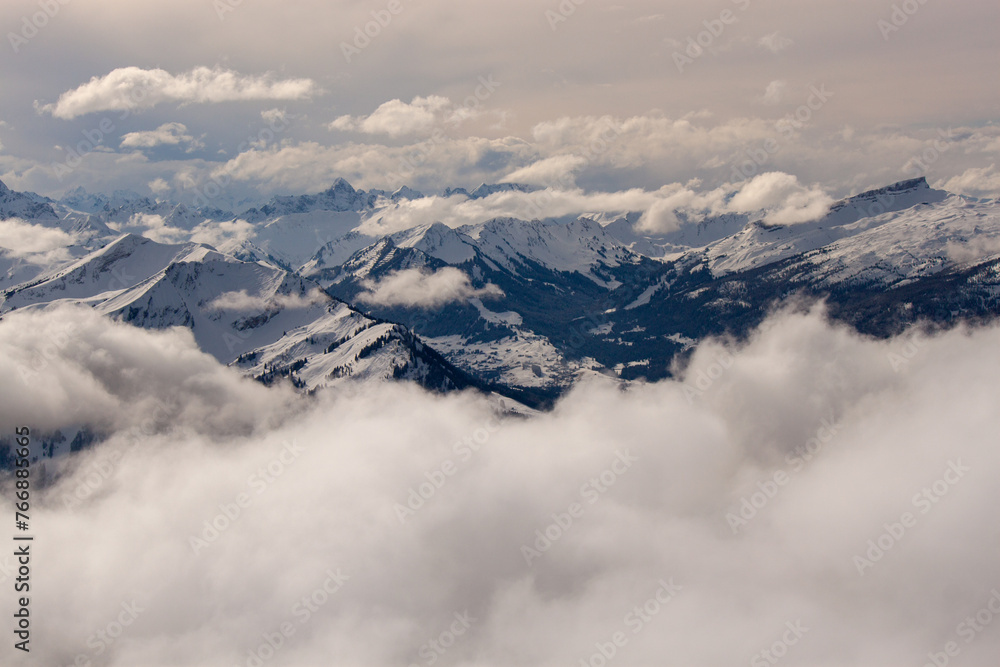 Alpine Alps mountain landscape at Oberstdorf. Top of Nebelhorn Alpine Alps mountain landscape at Oberstdorf. Top of Nebelhorn