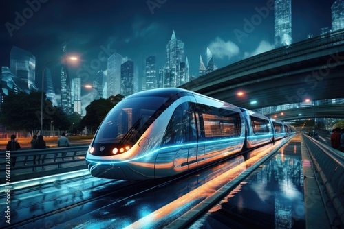 Exploring advanced urban infrastructures with high-speed trains and smart transportation systems