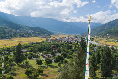 mountain village in the mountains photo