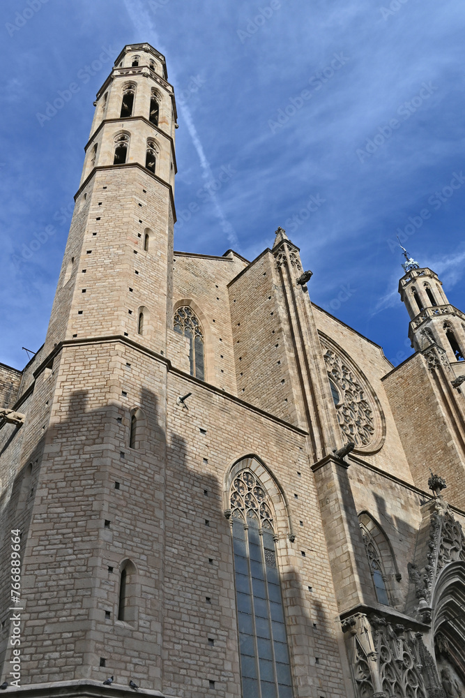 Barcellona,Chiesa di Santa Maria del Mar - Catalogna, Spagna