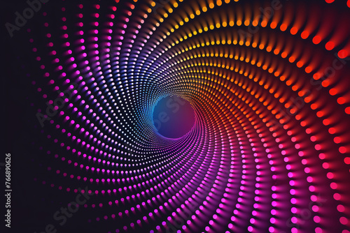 Blue space lines background 3D rendering, abstract energy glowing circle, halo 3D rendering