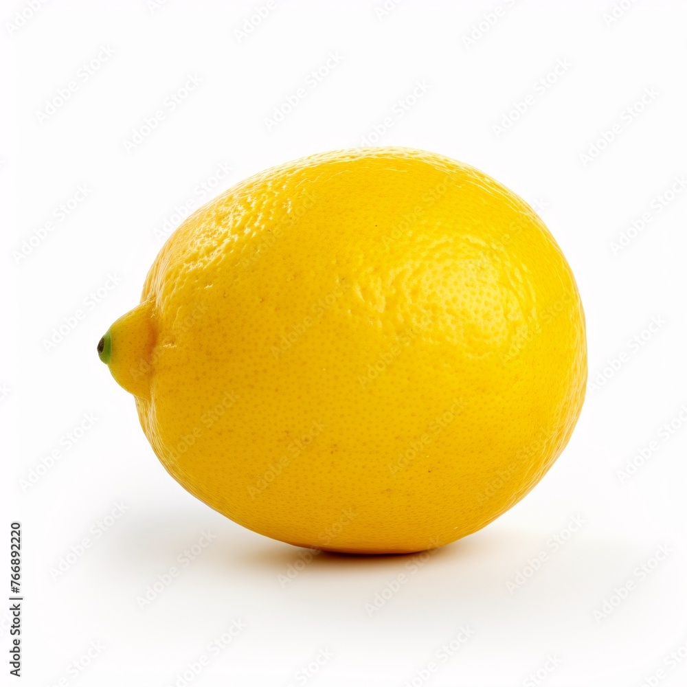 Yellow Lemon isolated on a white surface Yellow Lemon isolated on a white surface