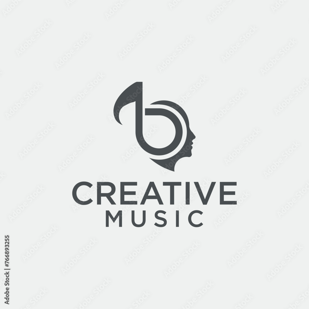 Vector logo for music record company audio house logo singing recording logo Vector logo for music record company audio house logo singing recording logo